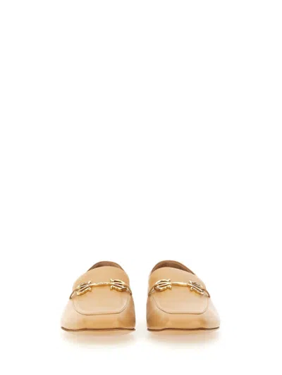 Ferragamo Loafer Square Toe Gold-tone Hardware