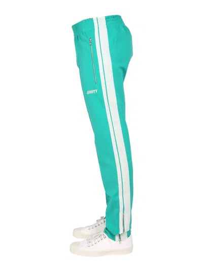 Mouty Logo Embroidery Jogging Pants In Green