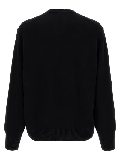 Lacoste Man Sweater Midnight Blue Size L Cashmere, Wool In Black
