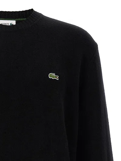 Lacoste Man Sweater Midnight Blue Size L Cashmere, Wool In Black