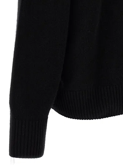 Lacoste Man Sweater Midnight Blue Size L Cashmere, Wool In Black