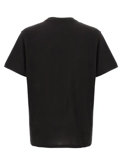 Lacoste Croc Crew-neck T-shirt Regular Fit In Black