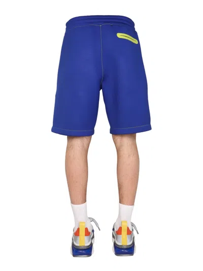 Moschino Logo Short In Blue