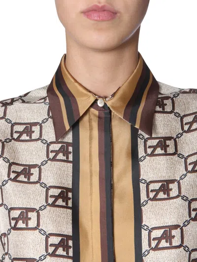 Alberta Ferretti Alberta Ferreti Story Shirt Logo In Neutral