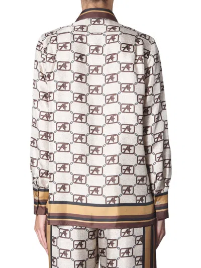 Alberta Ferretti Alberta Ferreti Story Shirt Logo In Neutral