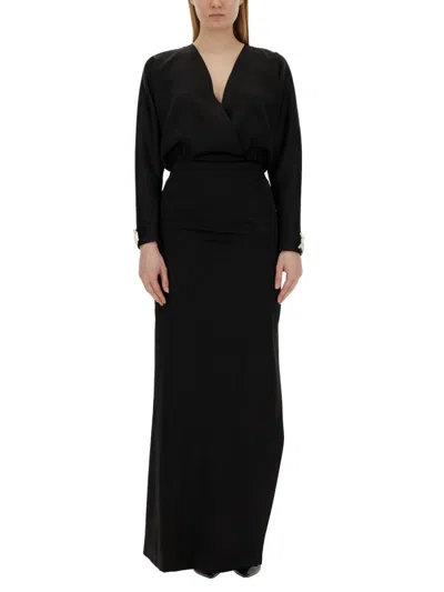 Genny Women's Long Dress In Black