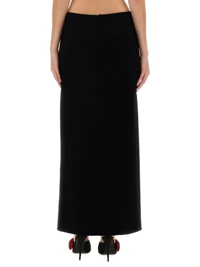 Magda Butrym Long Skirt In Black