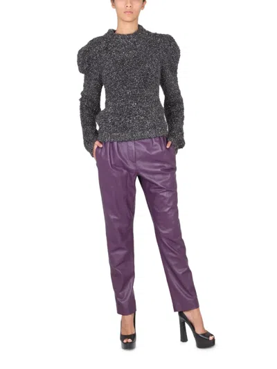 Alberta Ferretti Alberta Ferreti Lurex Jersey In Gray
