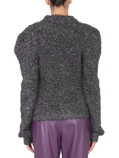 Alberta Ferretti Alberta Ferreti Lurex Jersey In Gray