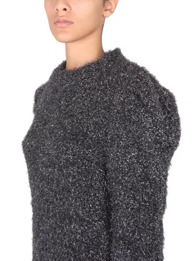 Alberta Ferretti Alberta Ferreti Lurex Jersey In Gray