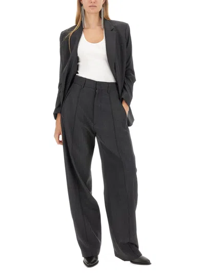 Isabel Marant Double-breasted Jacket In Gray