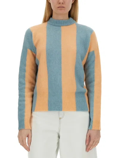 Alysi Maxi Row Sweater In Multi