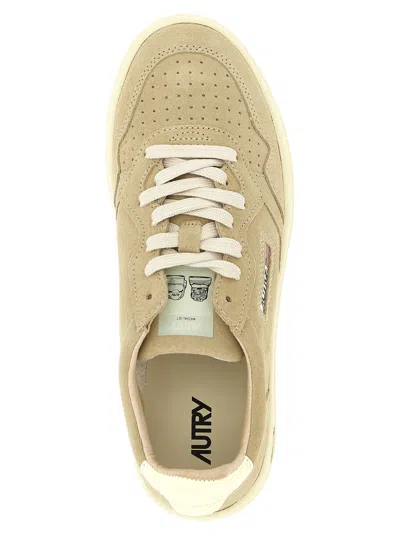 Autry Classic Low-top Sneakers With Suede Finish In Brown