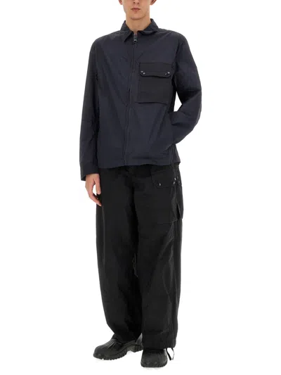 Ten C Mid Layer Jacket In Black