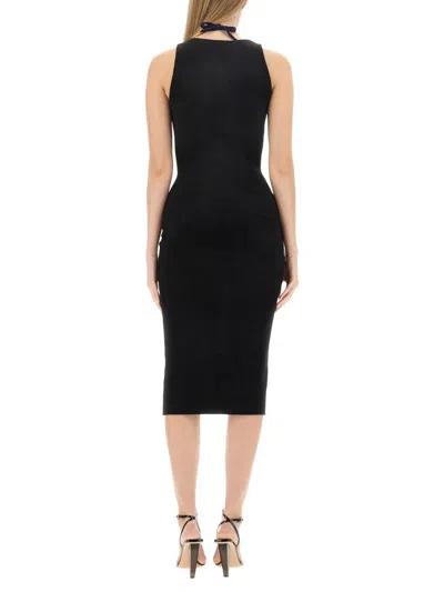 Philosophy Di Lorenzo Serafini Midi Dress In Black