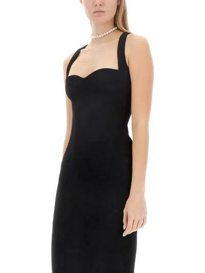 Philosophy Di Lorenzo Serafini Midi Dress In Black