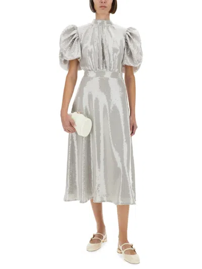 Rotate Birger Christensen Rotate Birgerchristensen Midi Dress With Sequins In Multi