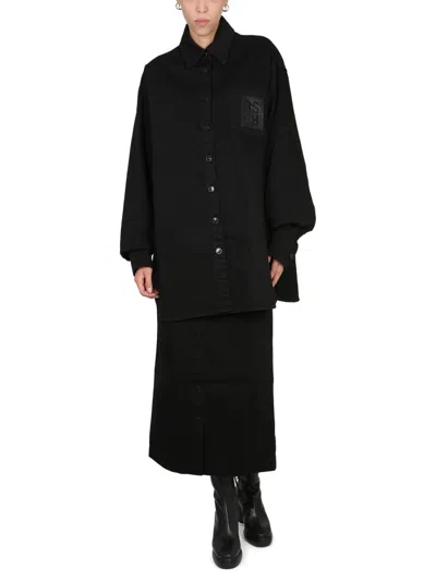 Raf Simons Women's Midi Skirt In Black