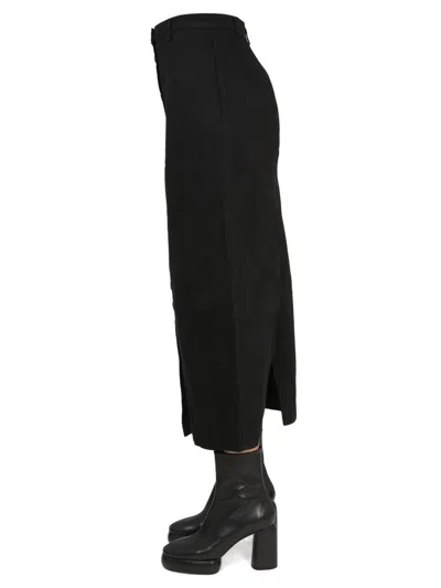 Raf Simons Women's Midi Skirt In Black