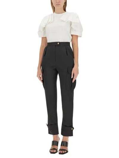 Alexander Mcqueen Women's Military Pants In Black