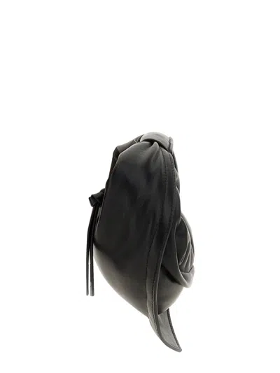 Federico Cina Mini "tortellino" Bag In Black