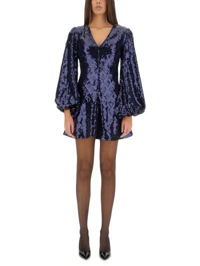 Rotate Birger Christensen Rotate Birgerchristensen Mini Dress With Floral Pattern