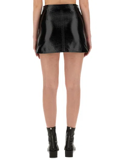 Courrèges Mini Reedition Skirt In Black