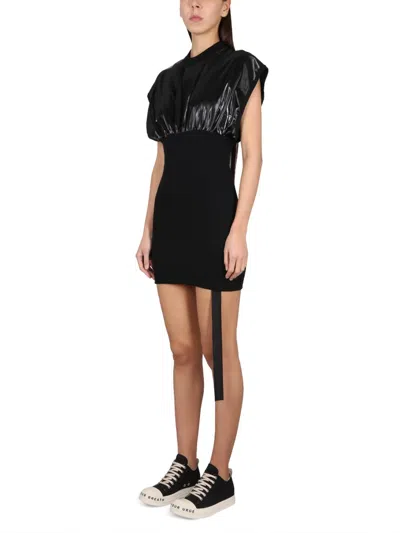 Rick Owens X Drkshdw Mini Tommy Dress In Black