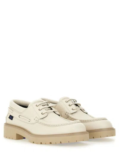 Burberry Leather Raft Boat Shoes