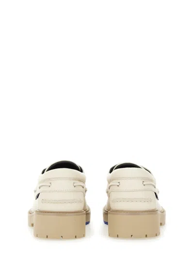 Burberry Leather Raft Boat Shoes