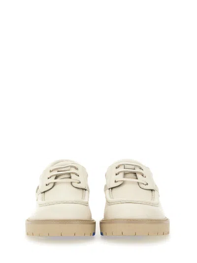 Burberry Leather Raft Boat Shoes