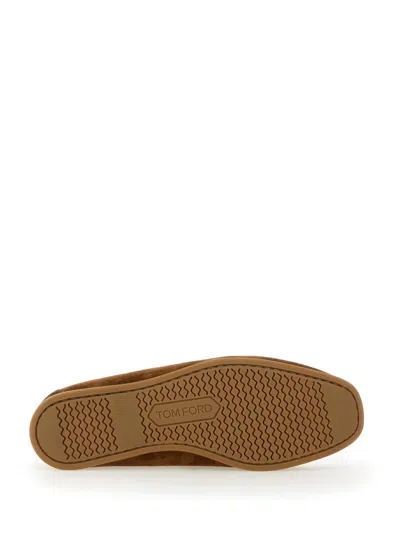 Tom Ford Moccasin Robin In Brown