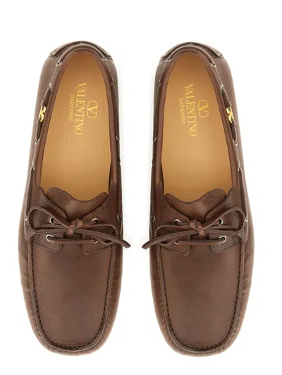Valentino Shoes Man In Brown