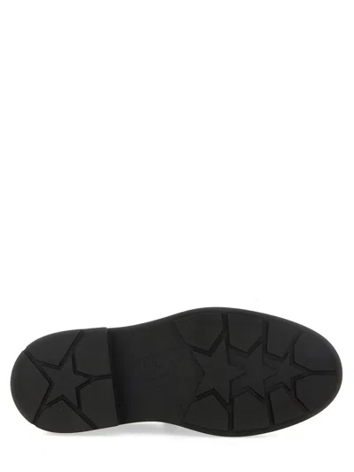 Ash Miracle Leather Studded-trim Loafers In Black