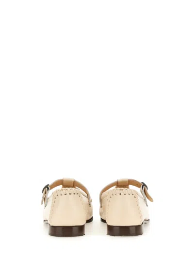 Hereu Buckle Detail Loafers In Neutral