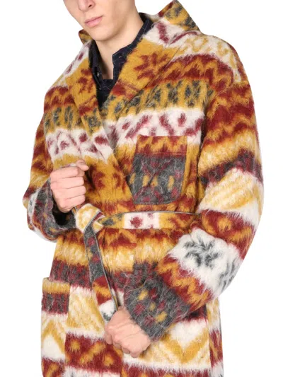 Engineered Garments Mohair Blend Sweater In Brown