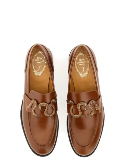 René Caovilla Rene Caovilla Women Leather Loafer