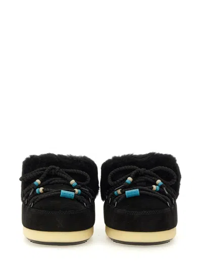 Moon Boot Mule In Suede