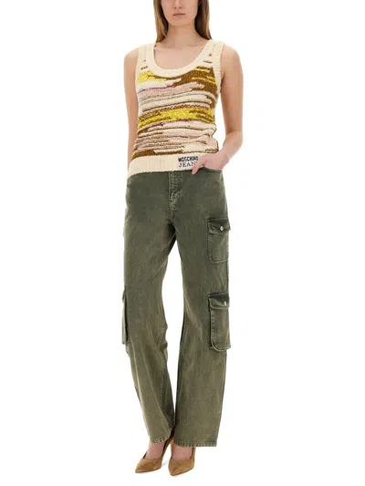 Moschino Multicolor Knit Top