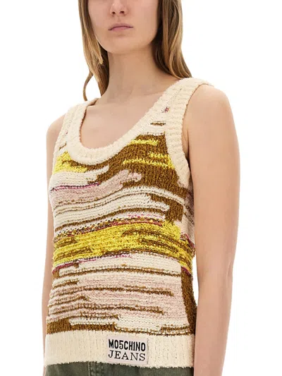 Moschino Multicolor Knit Top