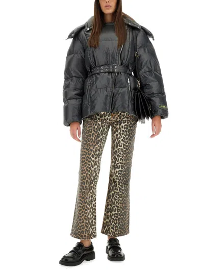 Ganni Nylon Jacket In Black