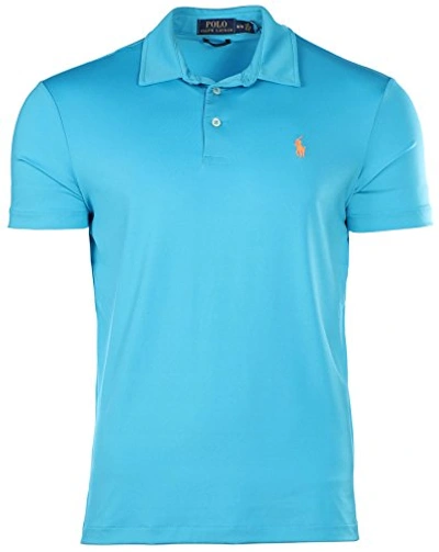 Polo Ralph Lauren Men's Performance Pony Polo Shirt In Spa Aqua