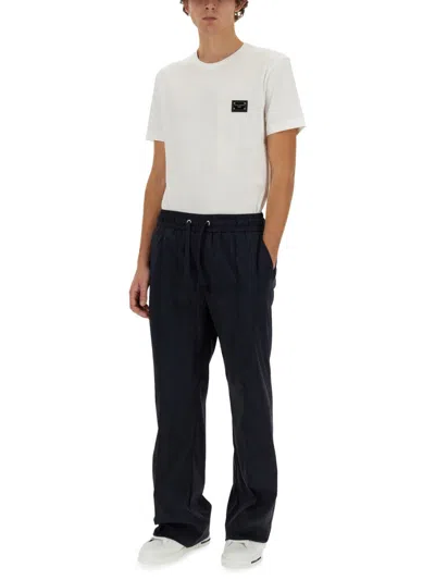 Dolce & Gabbana Nylon Pants In Black