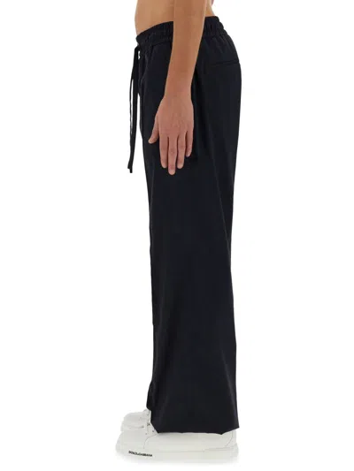 Dolce & Gabbana Nylon Pants In Black