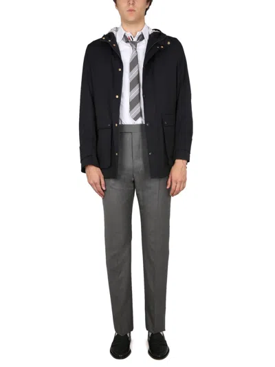 Thom Browne Men's Nylon Parka In Black