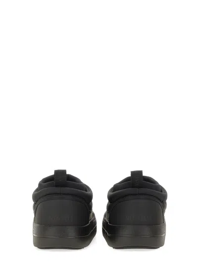 Moon Boot Park Soft Nylon Slip-on Sneakers In Black