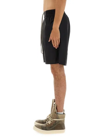 Rick Owens X Champion Nylon Shorts In Black
