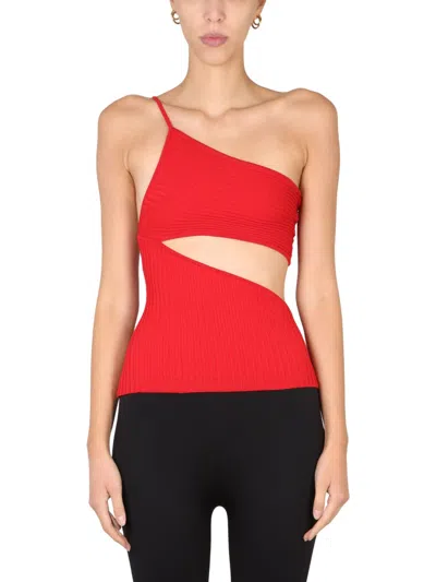 Andreädamo Andreādamo One-piece Top In Red