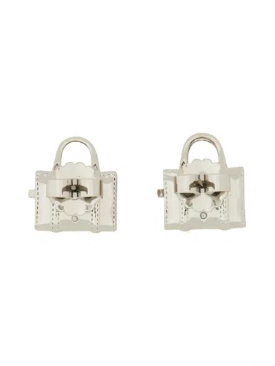 Marc Jacobs Orecchini A Perno "the Tote Bag Stud"