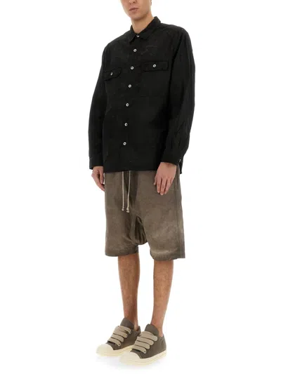 Rick Owens X Drkshdw Outershirt "jumbo" In Black